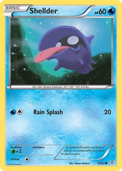 Shellder Generations Pokemon card