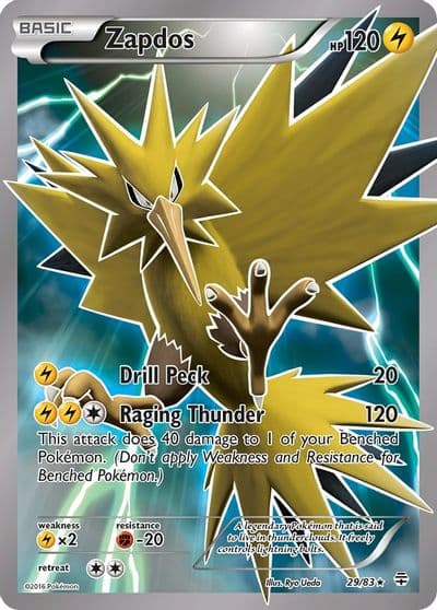 Zapdos Generations Pokemon card