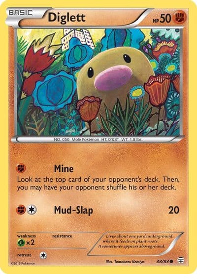 Diglett Generations Pokemon card