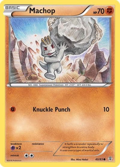Machop Generations Pokemon card