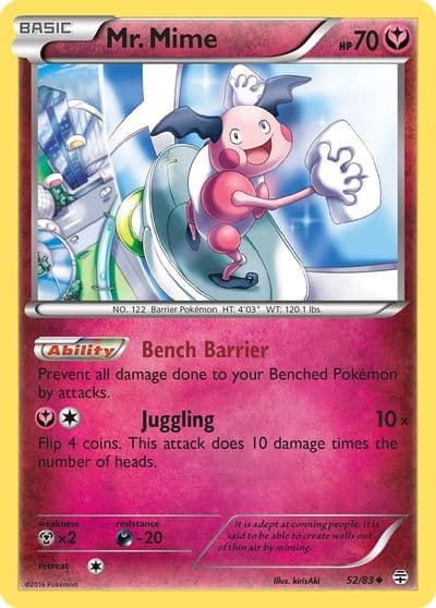 Mr. Mime Generations Pokemon card