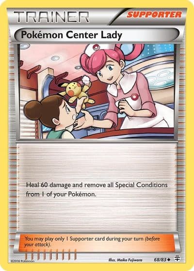 Pokemon Center Lady Generations Pokemon card