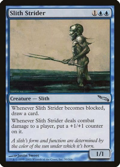 Slith Strider Mirrodin Magic card