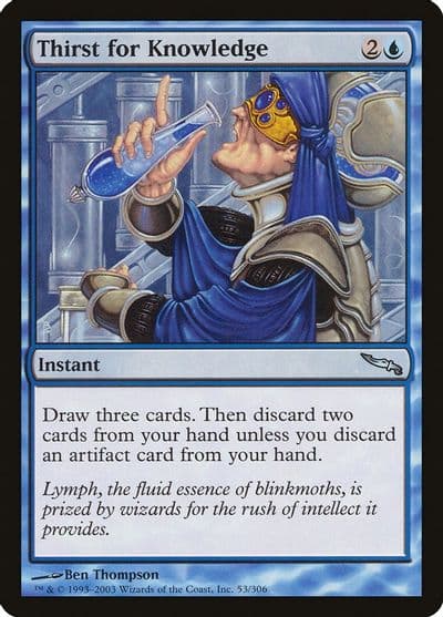 Thirst for Knowledge Mirrodin Magic card