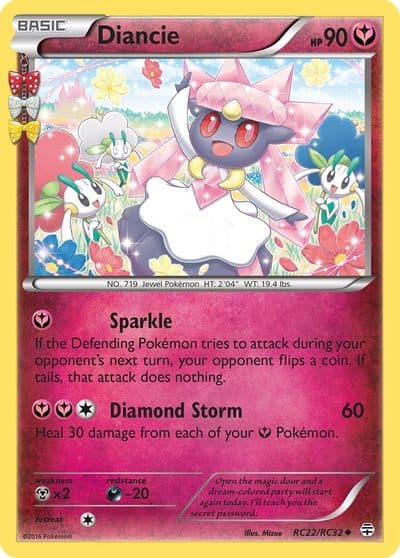Diancie Generations: Radiant Collection Pokemon card