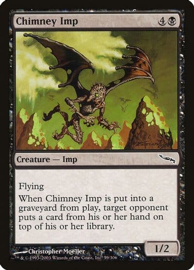 Chimney Imp Mirrodin Magic card