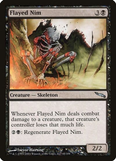Flayed Nim Mirrodin Magic card