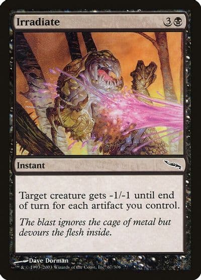 Irradiate Mirrodin Magic card