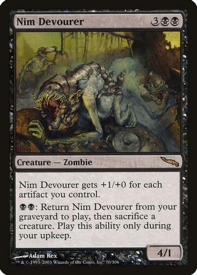 Nim Devourer Mirrodin Magic card