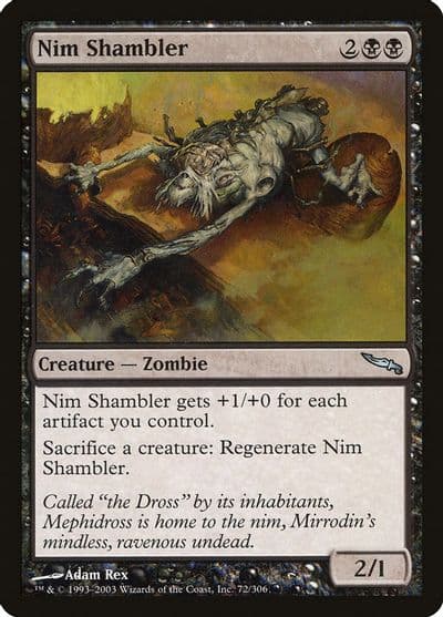 Nim Shambler Mirrodin Magic card