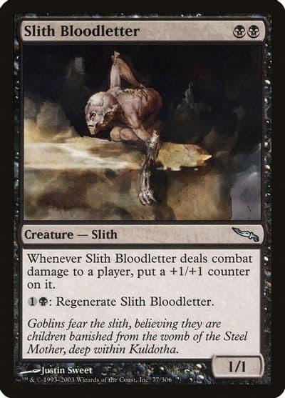 Slith Bloodletter Mirrodin Magic card
