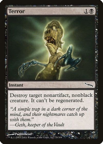 Terror Mirrodin Magic card