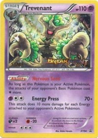 Trevenant (Prerelease) XY Promos Pokemon card