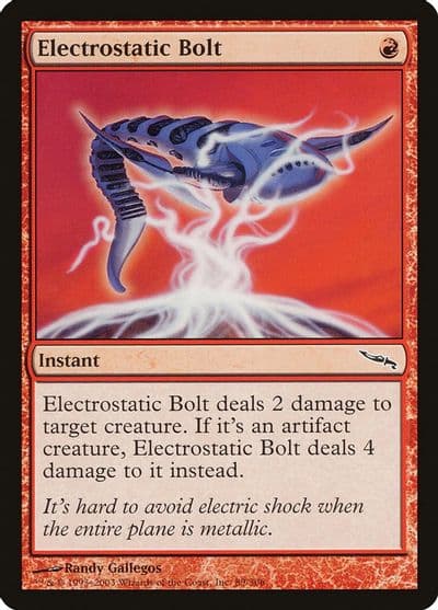 Electrostatic Bolt Mirrodin Magic card