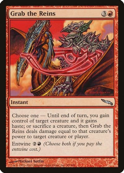 Grab the Reins Mirrodin Magic card