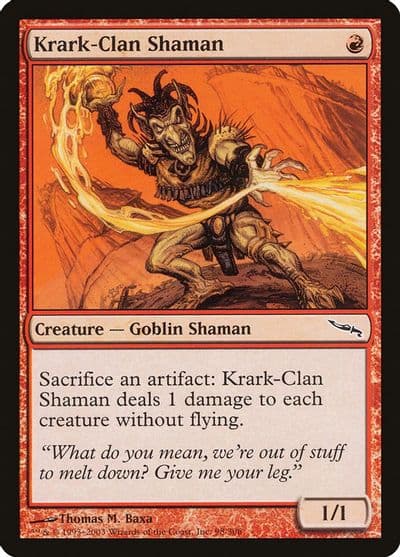 Krark Clan Shaman Mirrodin Magic card