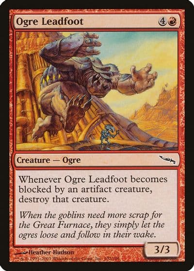 Ogre Leadfoot Mirrodin Magic card