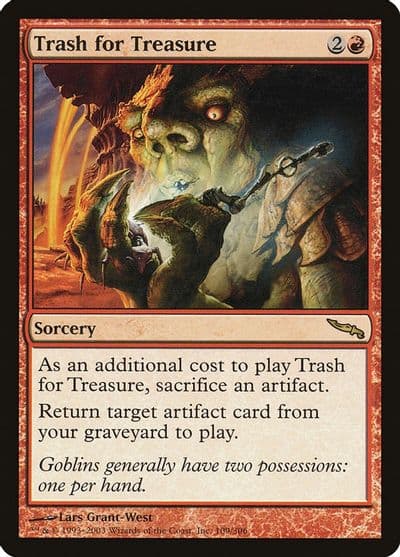 Trash for Treasure Mirrodin Magic card