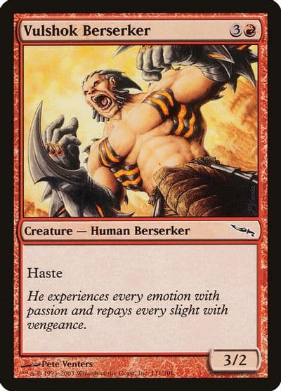 Vulshok Berserker Mirrodin Magic card