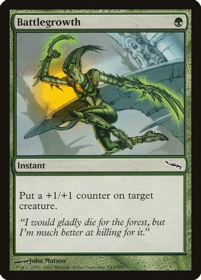 Battlegrowth Mirrodin Magic card