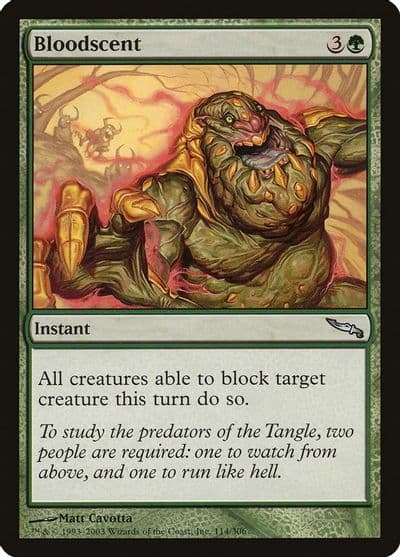 Bloodscent Mirrodin Magic card