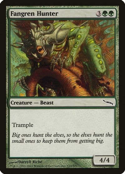 Fangren Hunter Mirrodin Magic card