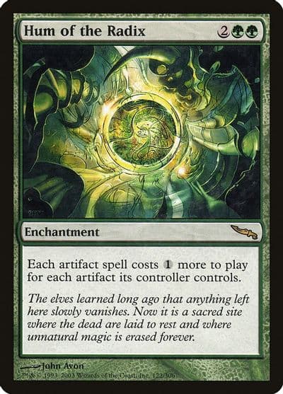 Hum of the Radix Mirrodin Magic card