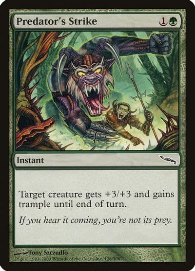 Predators Strike Mirrodin Magic card
