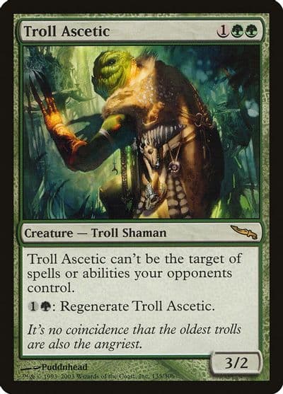 Troll Ascetic Mirrodin Magic card
