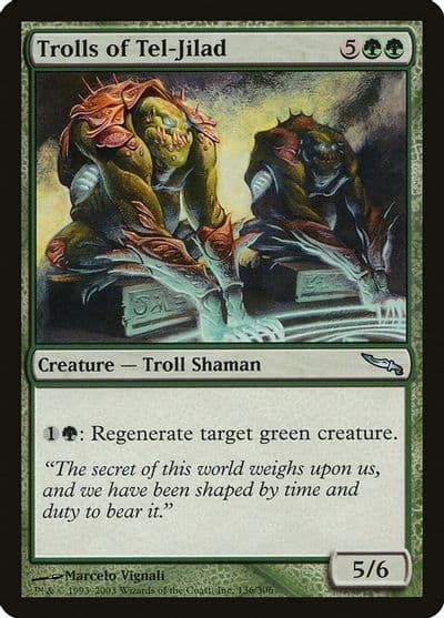 Trolls of Tel Jilad Mirrodin Magic card