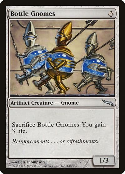 Bottle Gnomes Mirrodin Magic card