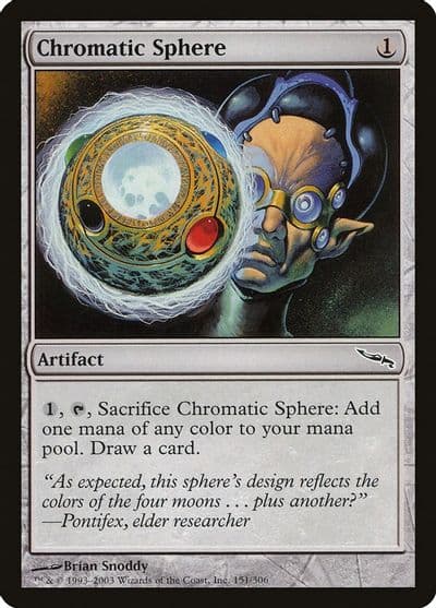 Chromatic Sphere Mirrodin Magic card