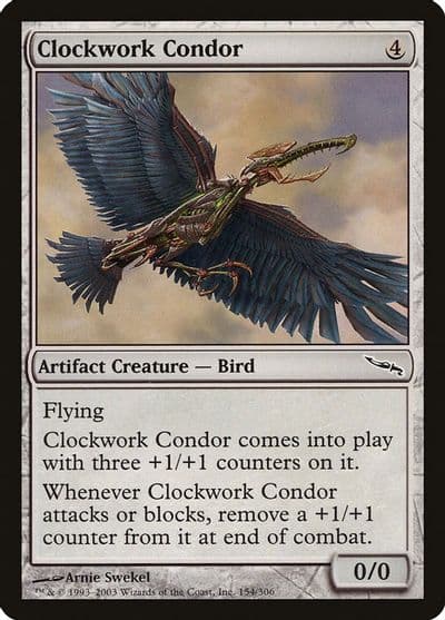 Clockwork Condor Mirrodin Magic card