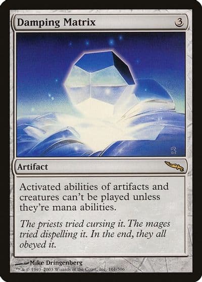 Damping Matrix Mirrodin Magic card