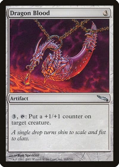 Dragon Blood Mirrodin Magic card