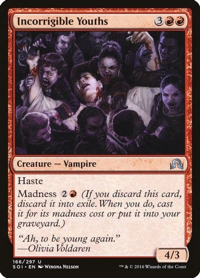 Incorrigible Youths Shadows over Innistrad Magic card