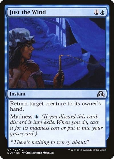Just the Wind Shadows over Innistrad Magic card