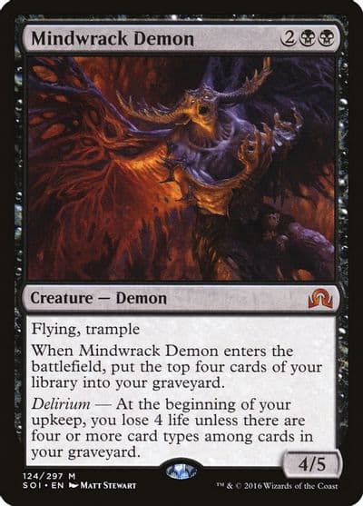Mindwrack Demon Shadows over Innistrad Magic card