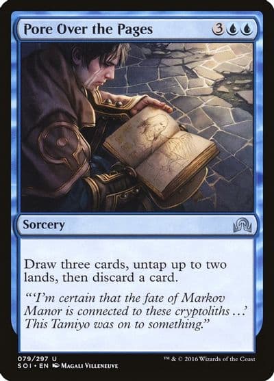 Pore Over the Pages Shadows over Innistrad Magic card