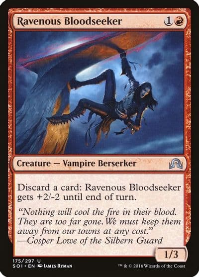 Ravenous Bloodseeker Shadows over Innistrad Magic card