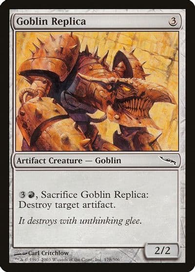 Goblin Replica Mirrodin Magic card