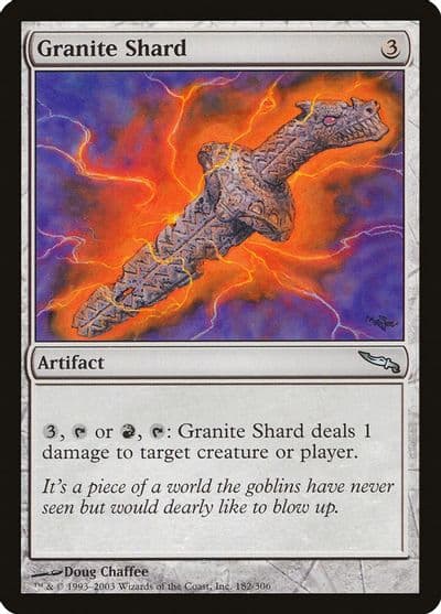 Granite Shard Mirrodin Magic card