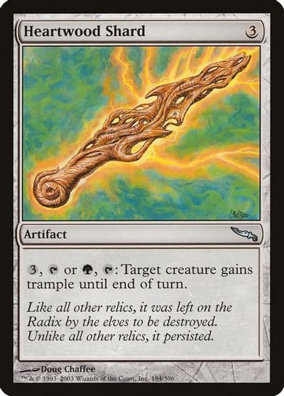 Heartwood Shard Mirrodin Magic card