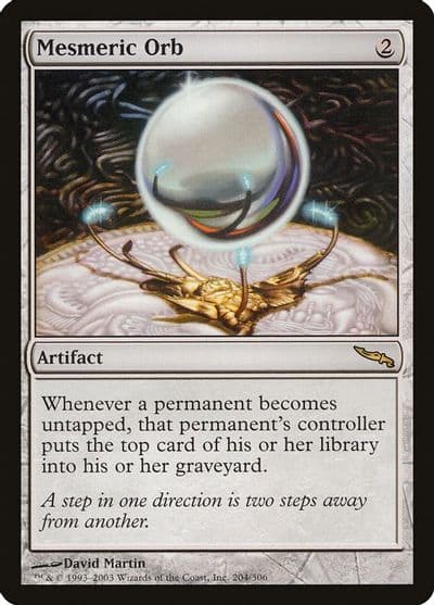 Mesmeric Orb Mirrodin Magic card