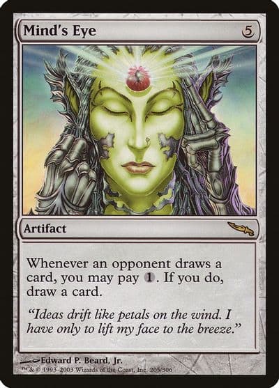Minds Eye Mirrodin Magic card