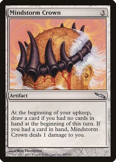 Mindstorm Crown Mirrodin Magic card