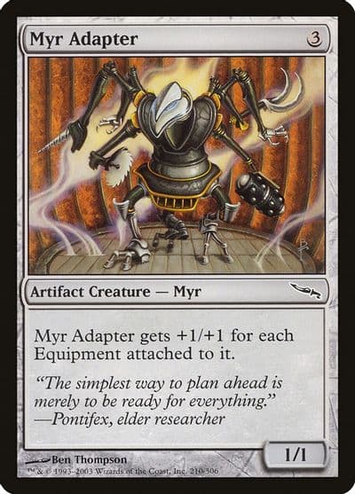 Myr Adapter Mirrodin Magic card
