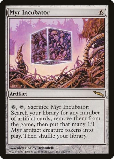Myr Incubator Mirrodin Magic card