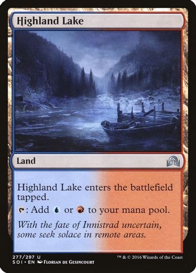 Highland Lake Shadows over Innistrad Magic card