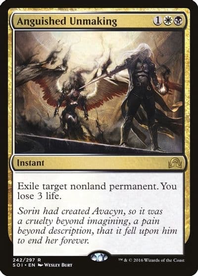 Anguished Unmaking Shadows over Innistrad Magic card